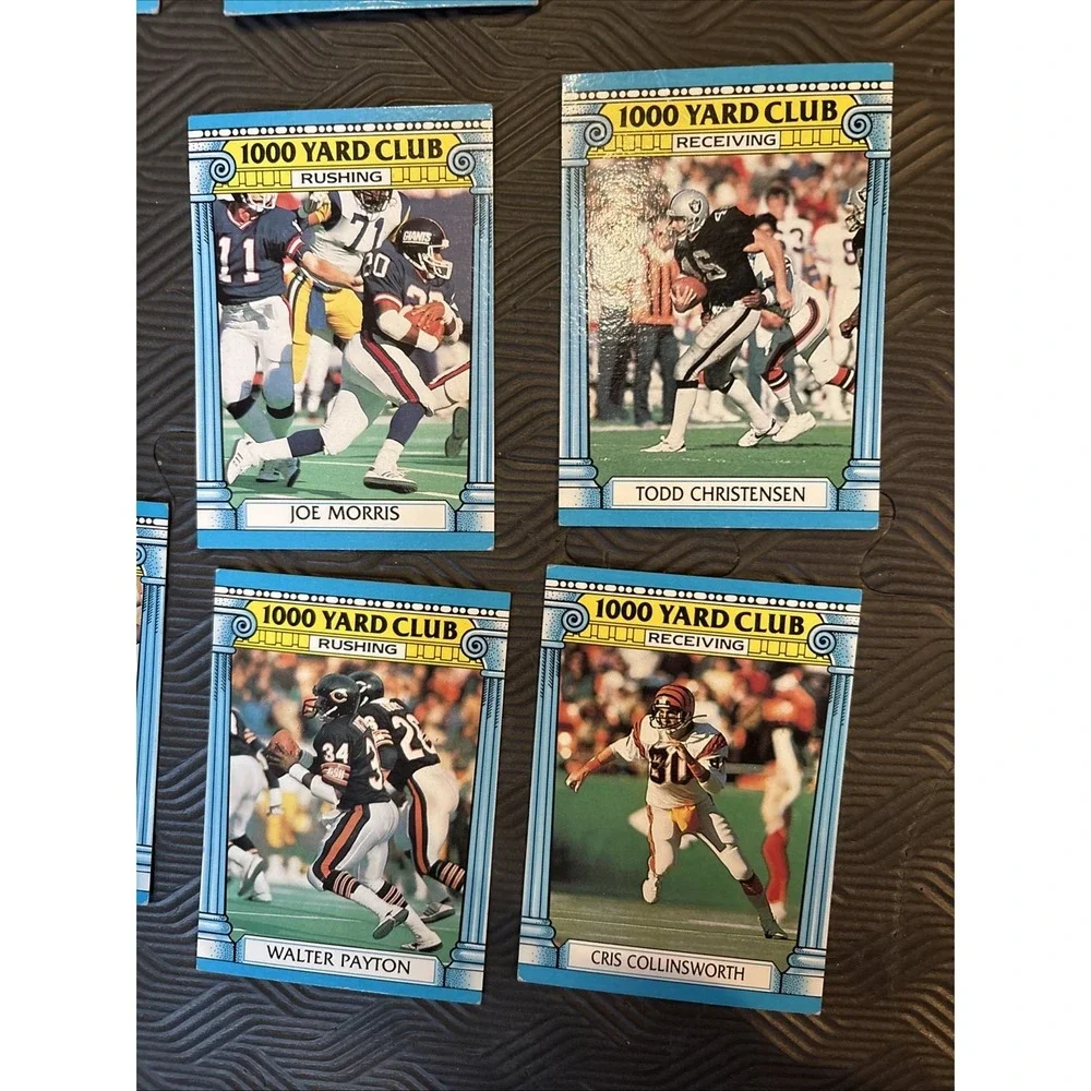 NFL Football Card Lot 1000‎ Yard Club Walter Payton + Stars